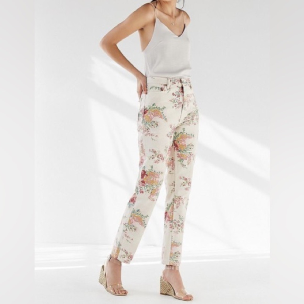 BDG Floral Print Denim - Size 28